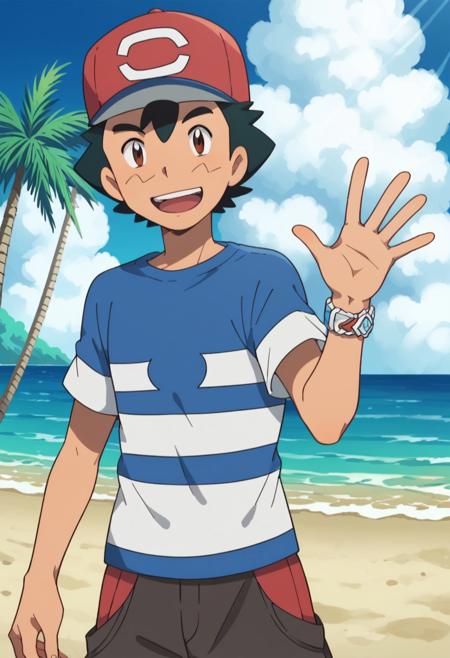Ash Ketchum - Pokémon Sun and Moon version - Pony + Illustrious