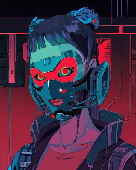 Cyberpunk Anime Style