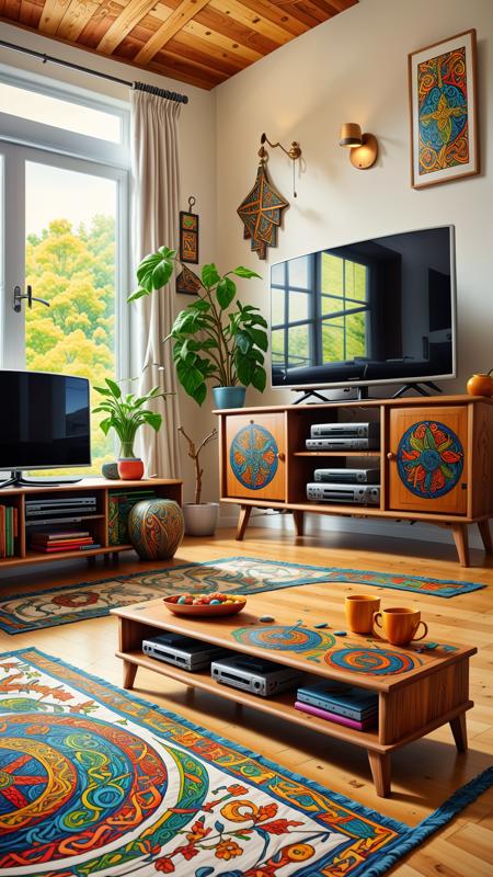 Gaelic / Celtic Pattern Style - Colorful Abstract Details