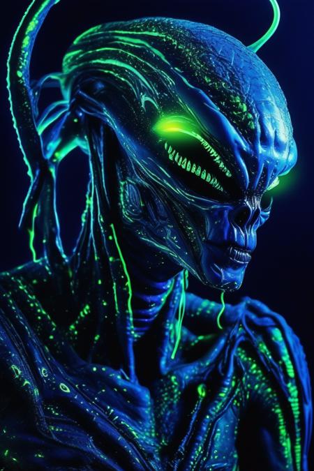 Blacklight Makeup — SDXL LoRA