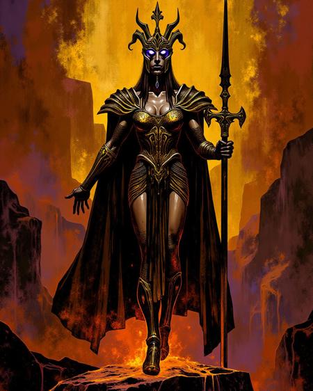 Flux Cyberpunk Tarot Style