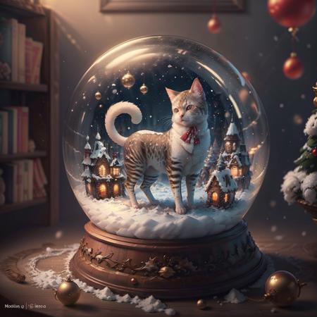 Christmas crystal ball