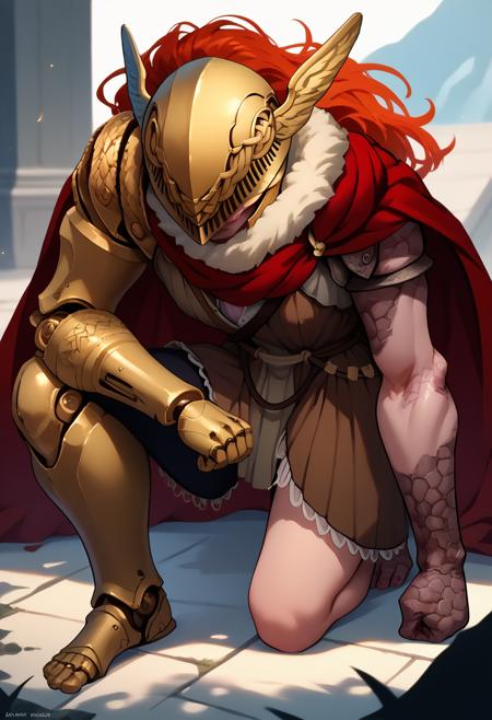 I kneel (Kneeling Vegeta) | Concept / Pose LoRA XL