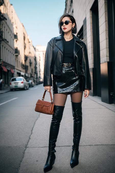 ZARA(like)-CowboyThighBoots 仿ZARA牛仔跟过膝靴