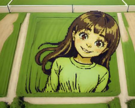 rice paddy art for maps