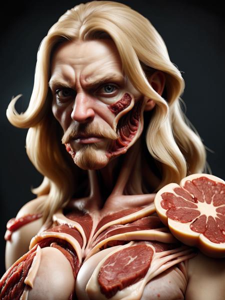 Raw Meat Style [LoRA 1.5+SDXL]