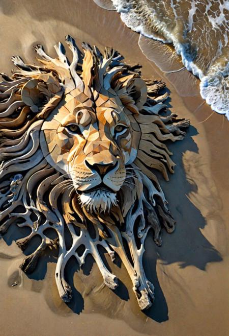 Driftwood Detailed Art - Dream Diffusion - By DICE