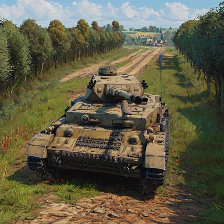 Panzer IV G Tank (SDXL)