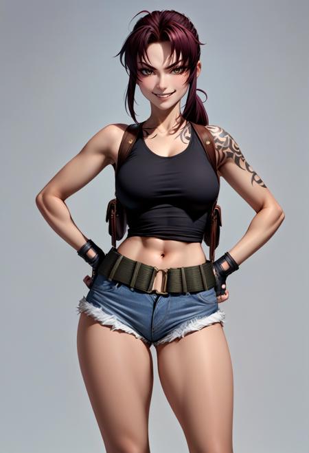 [Animagine XL V3] Revy | Black Lagoon版本v1.0 (ID: 300091)