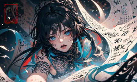 绪儿-书法