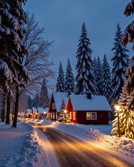 Winter Time Flux Background