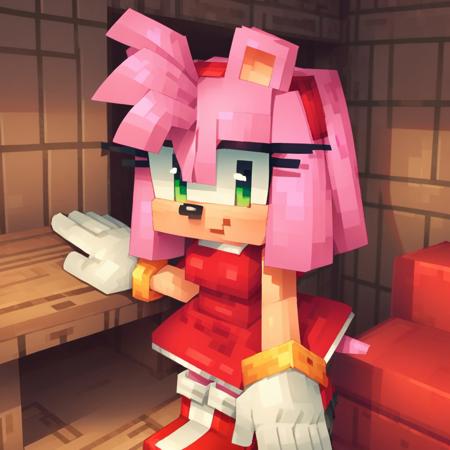 Amy rose [Minecraft version]版本V1 (ID: 1253822)