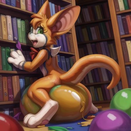 Sitting on a Balloon SD1.5 LRev7