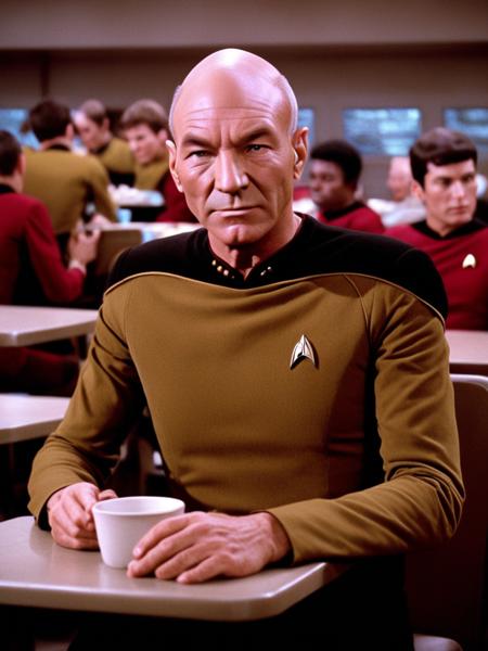 Patrick Stewart (actor) as Jean-Luc Picard [XL]