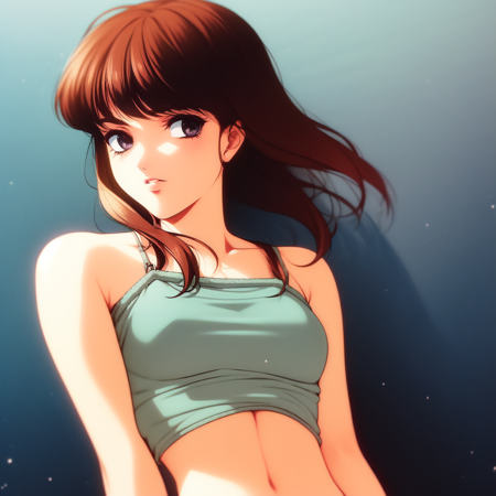 Generic retro anime art style