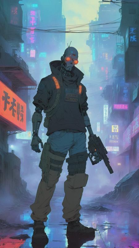 Cyberpunk Anime Style
