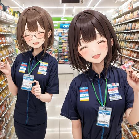 コンビニの店内F SDXL
