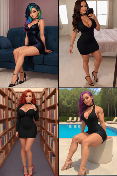 bodycon minidress - fC 紧身迷你裙