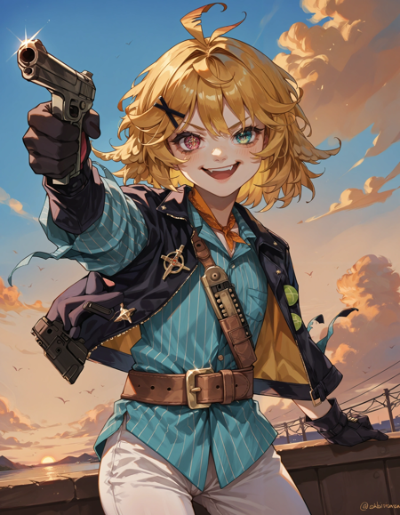 Dokibird (bounty hunter outfit + 3 old outfits, Illustrious/Pony)版本bountyhunter (pony) (pony)