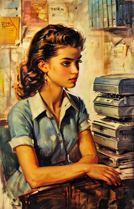 An American style promotional painting style from the last century - tangbohu [SDXL] 4