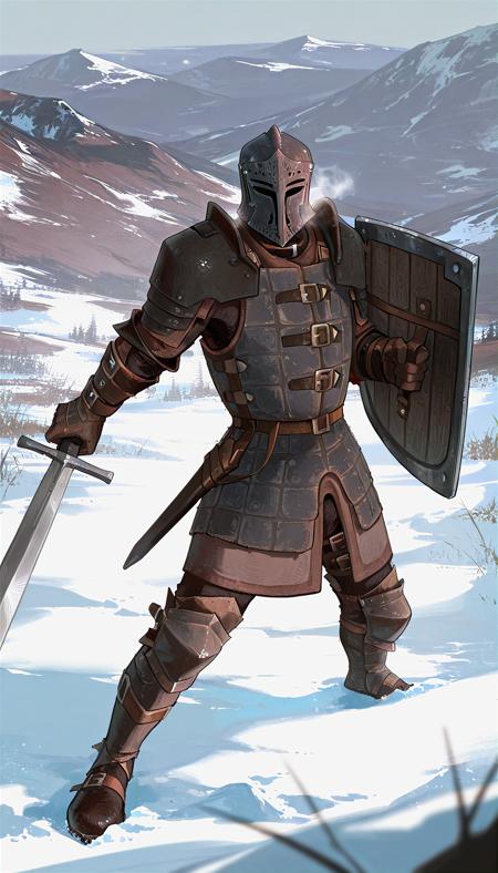 Dawnguard Armor from Skyrim for IllustriuosXL by GlavaKolhoza版本v1.0 (ID: 1107678)