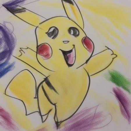 (Pony Diffusion XL) Cartoonish Children's drawings