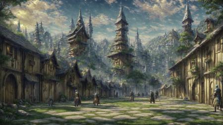 Fantasy Backgrounds for Visual Novels