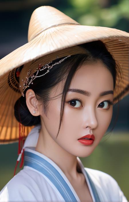 白狐脸儿张小姐 for SDXL #zhangtianai