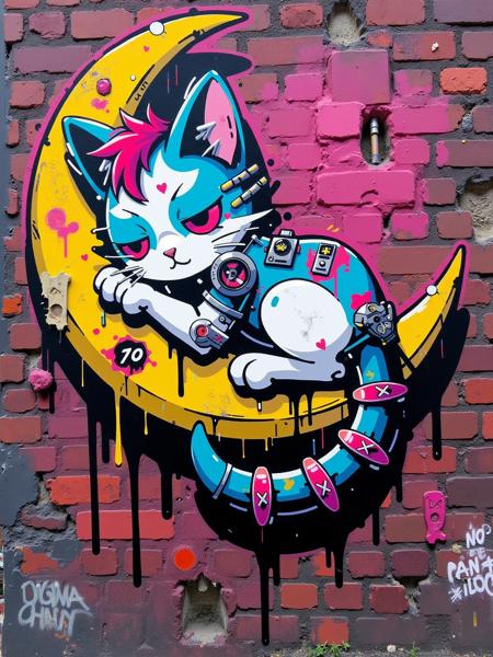 Neon Graffiti FLUX