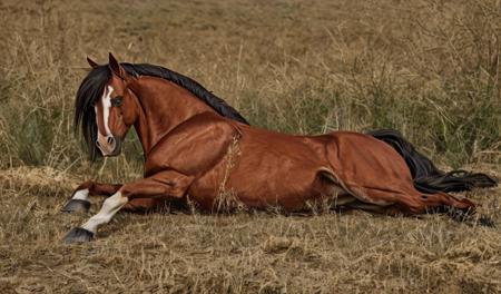 horselayonside