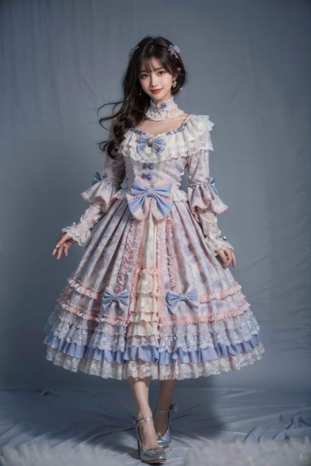[Realistic] Modern victorian fashion dress | 洛丽塔裙子 | ロリータ ドレス Vol.2版本Style 7 (ID: 189714)