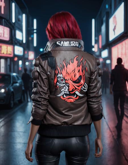 Cyberpunk Samurai Jacket SDXL