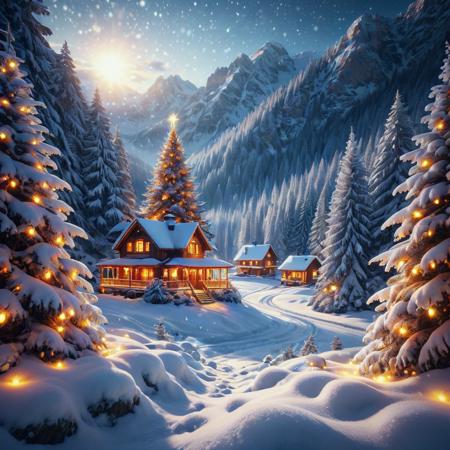 Christmas Winter Style - SD1.5 + SDXL版本XL v1.0 (ID: 264721)