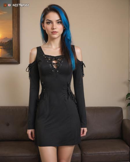 Crave Top Black Dress