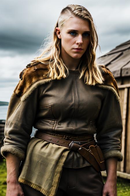 Actress Gaia Weiss (Vikings)