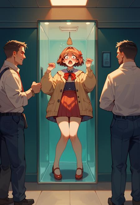 [PonyXL] Inside of Locker