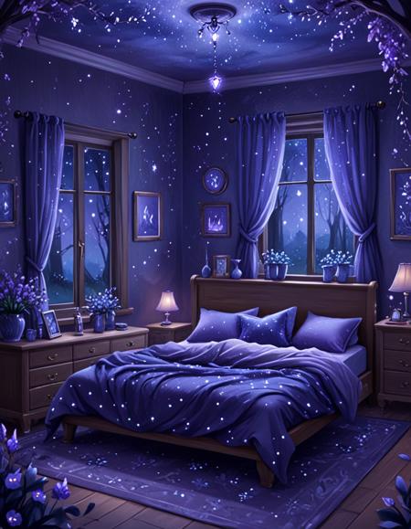 Celestial Blue Night Style
