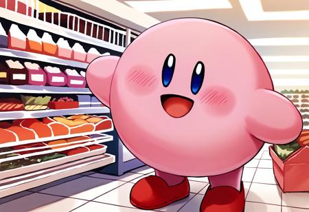 Kirby with legs