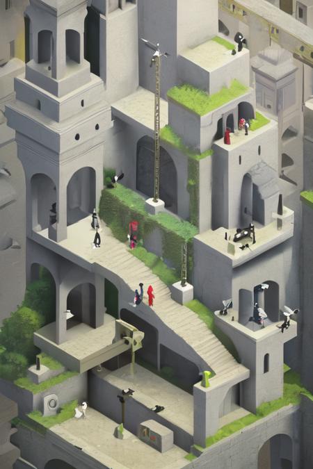 Monument Valley-ArtStyle LoRA