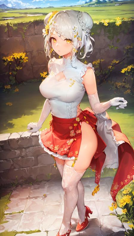 战舰少女r-重庆-曙光女神(Aurora)-绯衣金带服饰