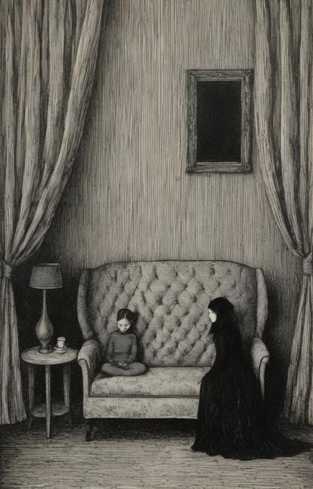 style of Edward Gorey [SDXL] 276