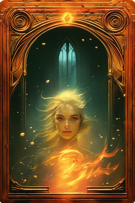 A TCG card style