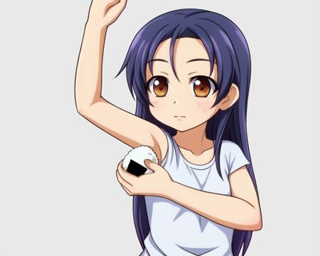 Onigiri made by armpit