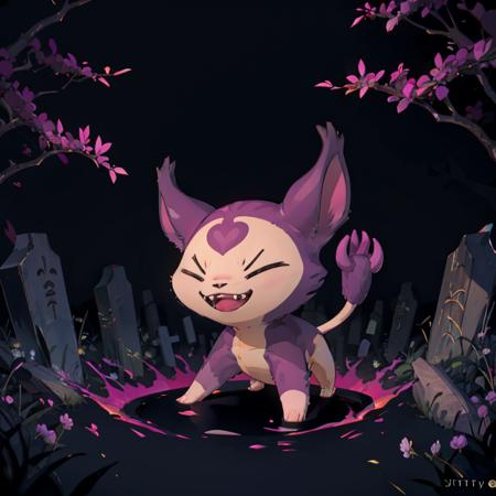 Shadow Skitty - Halloween Form (Fakemon) (Pokedex #0300)