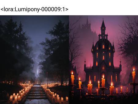Lots of candles|SDXL|Pony