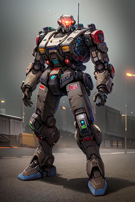 Super robot diffusion(Gundam, EVA, ARMORED CORE, BATTLE TECH like mecha lora)
