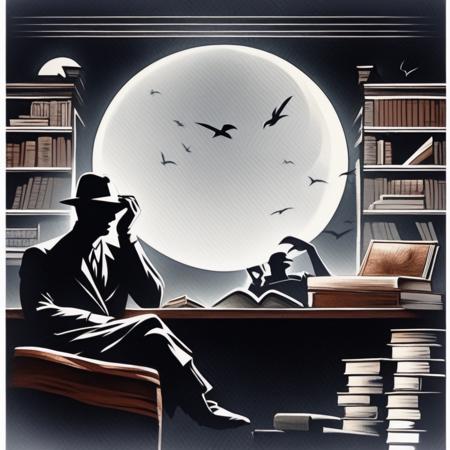 Watercoloured Noir Detective Style - Artstyle | PDXL