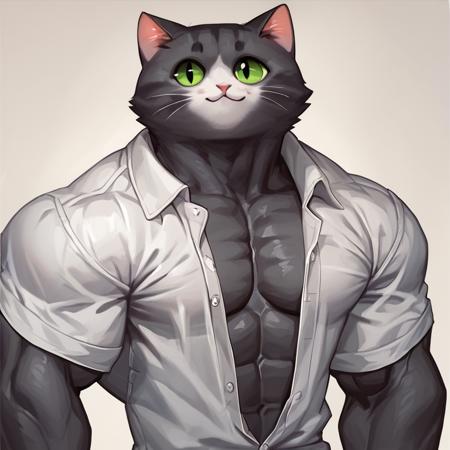 cute face with muscular body Concept LoRA [Pony]