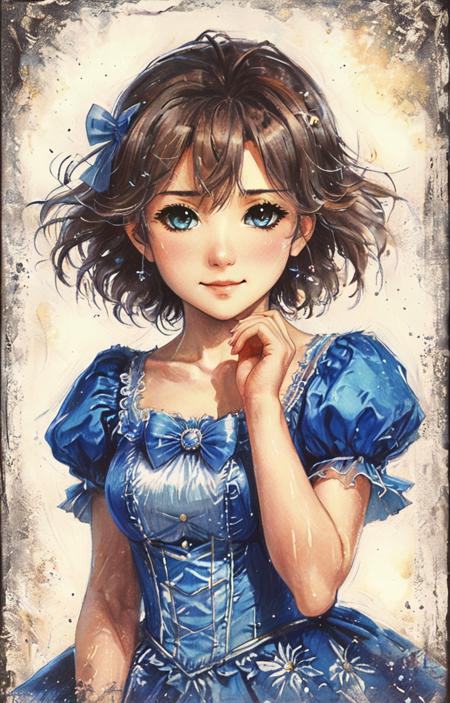 A mysterious tarot card face in the dark night style - tangbohu [SDXL] 21