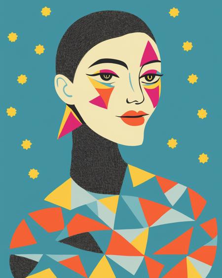 Graphic portrait